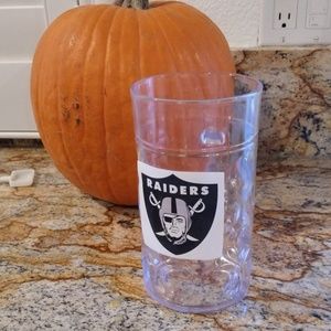 Vegas Raiders Decal Oktoberfest Prost 7.5" Large Plastic 17.5oz Handle Mug Cup